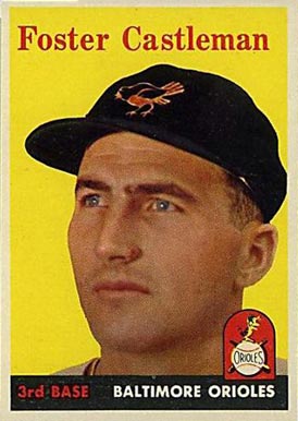 1958 Topps Foster Castleman #416 Baseball Card
