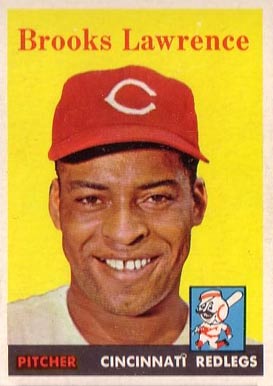 1958 Topps Brooks Lawrence #374 Baseball Card