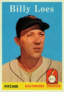 1958 Topps Billy Loes #359 Baseball Card