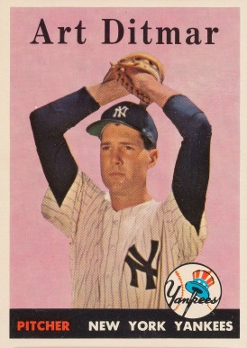 1958 Topps Art Ditmar #354 Baseball Card