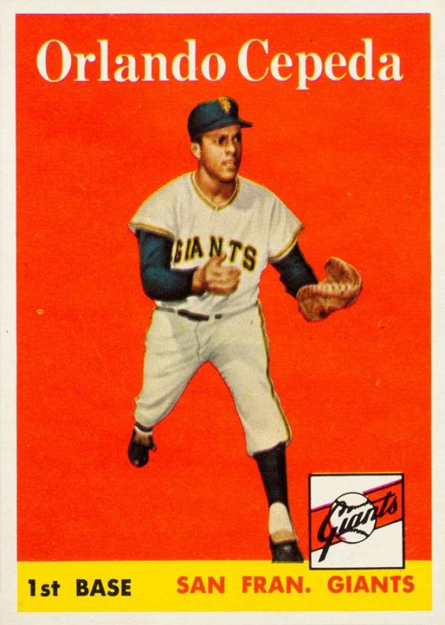 1958 Topps Orlando Cepeda #343 Baseball Card