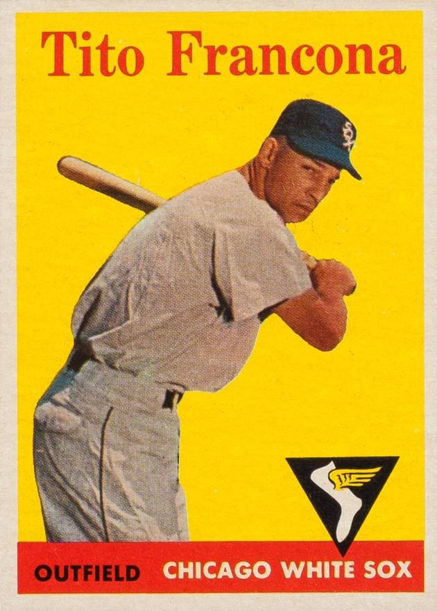 1958 Topps Tito Francona #316 Baseball Card