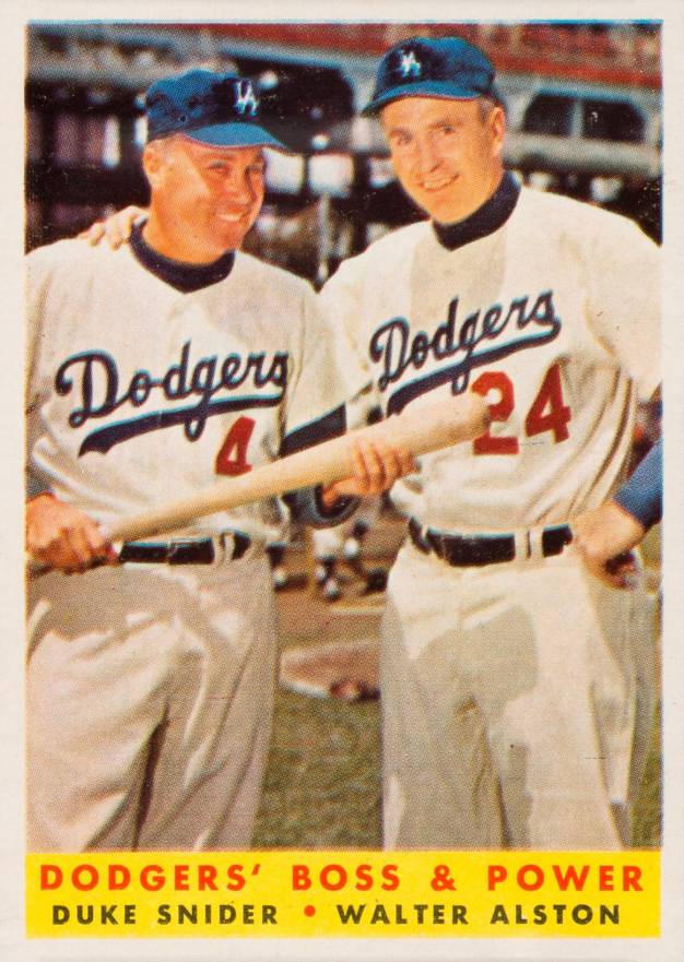 1958 Topps Dodgers' Boss & Power #314 Baseball Card
