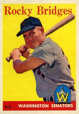 1958 Topps Rocky Bridges #274 Baseball Card