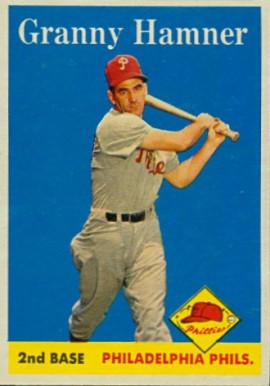 1958 Topps Granny Hamner #268 Baseball Card