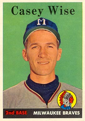 1958 Topps Casey Wise #247 Baseball Card