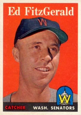 1958 Topps Ed FitzGerald #236 Baseball Card