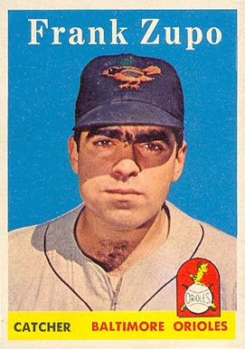 1958 Topps Frank Zupo #229 Baseball Card
