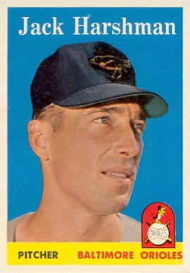 1958 Topps Jack Harshman #217 Baseball Card