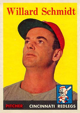1958 Topps Willard Schmidt #214 Baseball Card