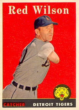 1958 Topps Red Wilson #213 Baseball Card