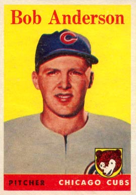 1958 Topps Bob Anderson #209 Baseball Card