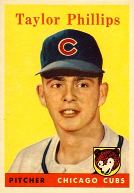 1958 Topps Taylor Phillips #159 Baseball Card