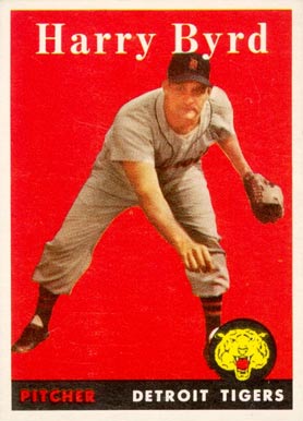 1958 Topps Harry Byrd #154 Baseball Card