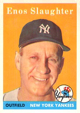 1958 Topps Enos Slaughter #142 Baseball Card