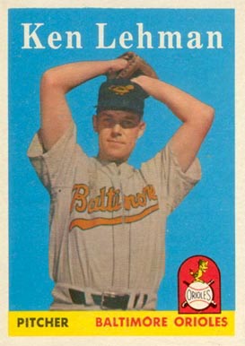 1958 Topps Ken Lehman #141 Baseball Card