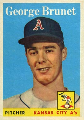 1958 Topps George Brunet #139 Baseball Card