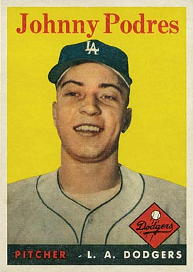 1958 Topps Johnny Podres #120 Baseball Card