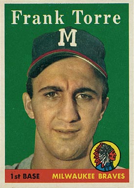 1958 Topps Frank Torre #117 Baseball Card