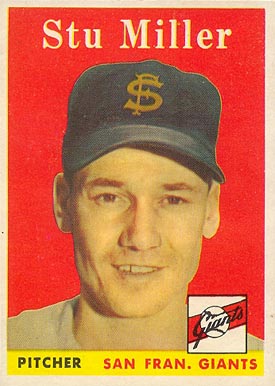 1958 Topps Stu Miller #111 Baseball Card