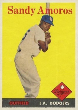 1958 Topps Sandy Amoros #93 Baseball Card