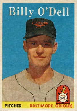 1958 Topps Billy O'Dell #84 Baseball Card