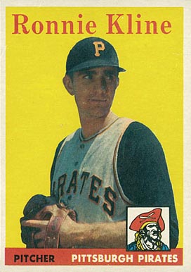 1958 Topps Ronnie Kline #82 Baseball Card
