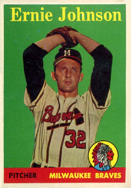 1958 Topps Ernie Johnson #78y Baseball Card