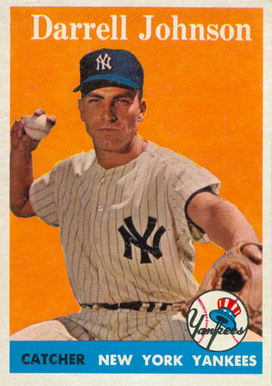 1958 Topps Darrell Johnson #61 Baseball Card