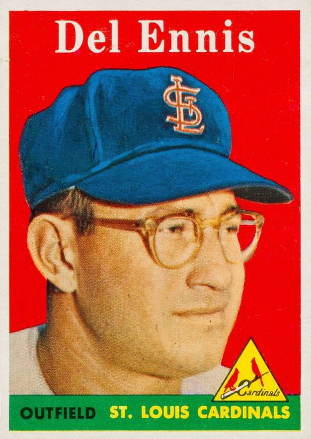 1958 Topps Del Ennis #60 Baseball Card