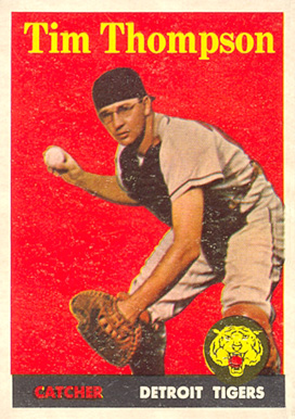 1958 Topps Tim Thompson #57y Baseball Card