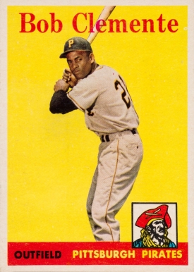1958 Topps Bob Clemente #52y Baseball Card