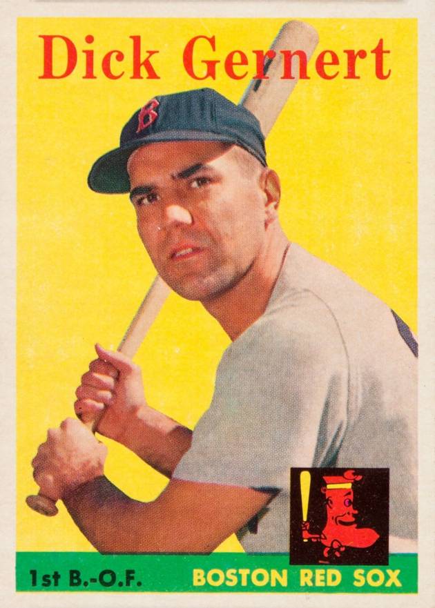 1958 Topps Dick Gernert #38 Baseball Card