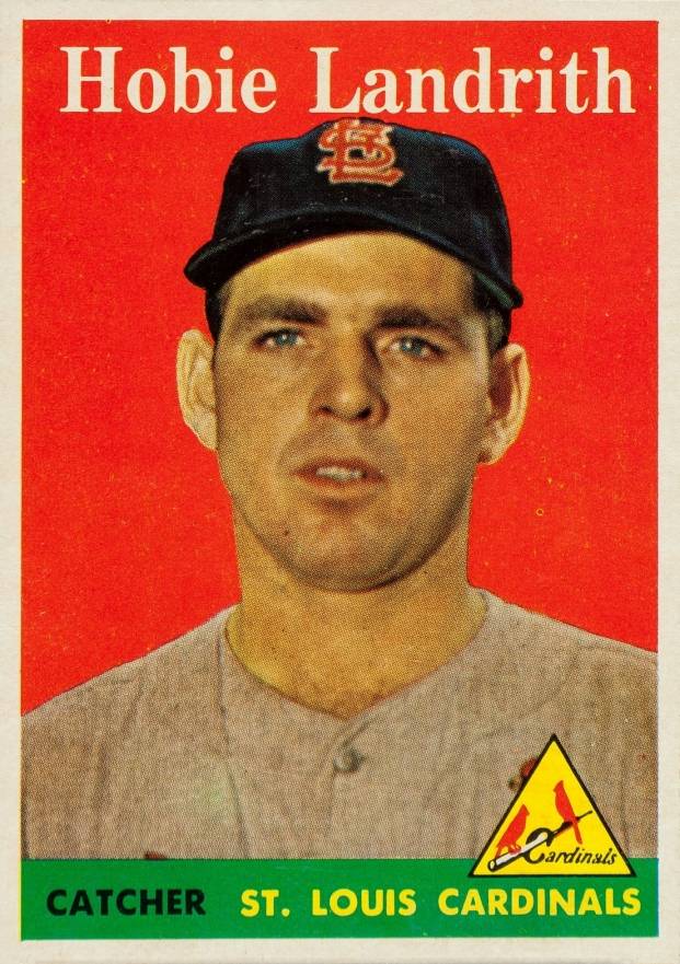 1958 Topps Hobie Landrith #24 Baseball Card
