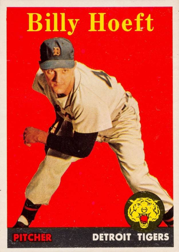 1958 Topps Billy Hoeft #13y Baseball Card