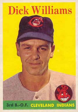 1958 Topps Dick Williams #79y Baseball Card
