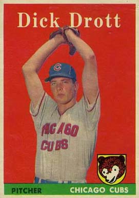 1958 Topps Dick Drott #80 Baseball Card