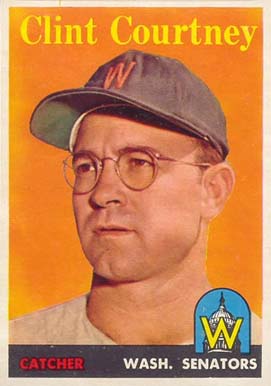 1958 Topps Clint Courtney #92y Baseball Card