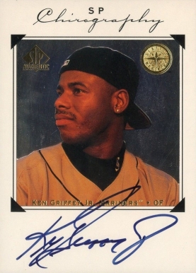 1998 SP Authentic Chirography Ken Griffey Jr. #KG Baseball Card