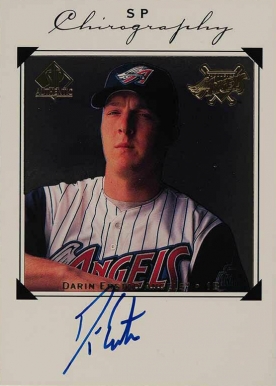 1998 SP Authentic Chirography Darin Erstad #DE Baseball Card