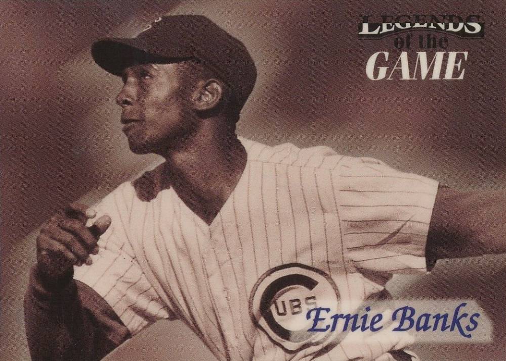 1998 Sports Illustrated Then & Now Ernie Banks #3 Baseball Card