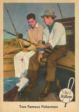 1959 Fleer Ted Williams Two Famous Fishermen #67 Baseball Card