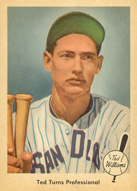 1959 Fleer Ted Williams Ted Turns Professional #6 Baseball Card