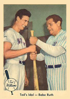 1959 Fleer Ted Williams Ted's Idol #2 Baseball Card