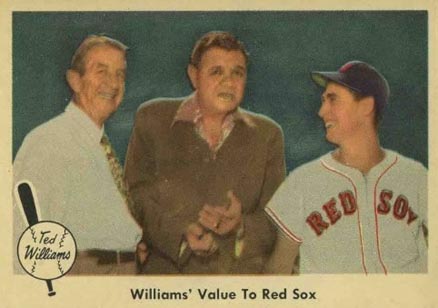 1959 Fleer Ted Williams Williams' Value To Red Sox #75 Baseball Card