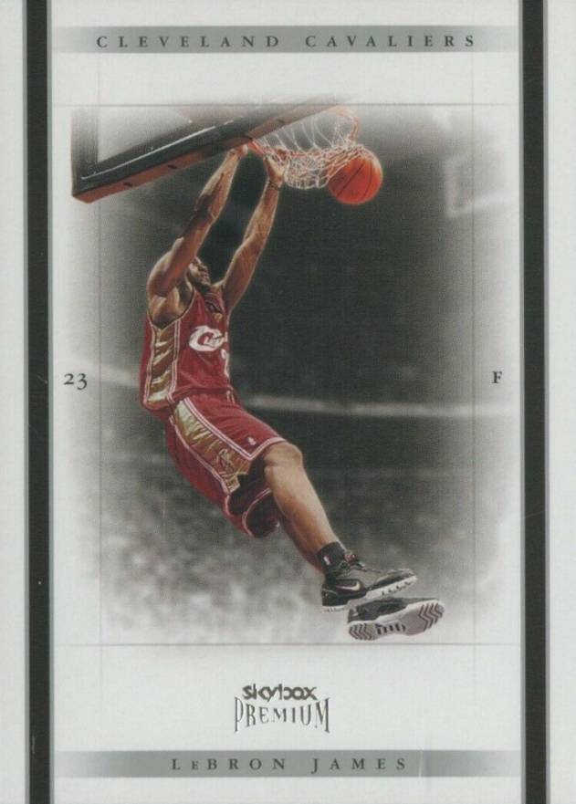 2004 Skybox Premium LeBron James #64 Basketball Card
