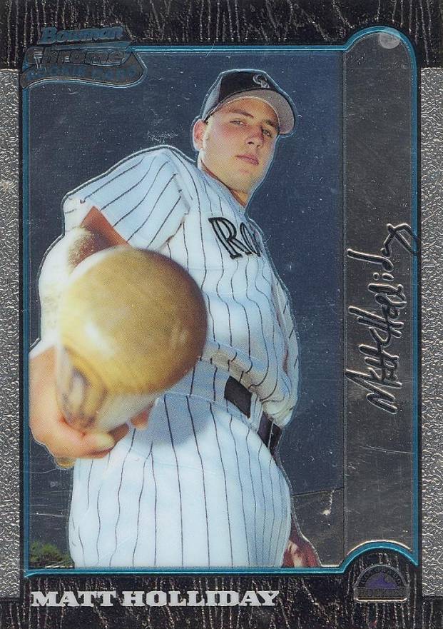 1999 Bowman Chrome Matt Holliday #400 Baseball Card