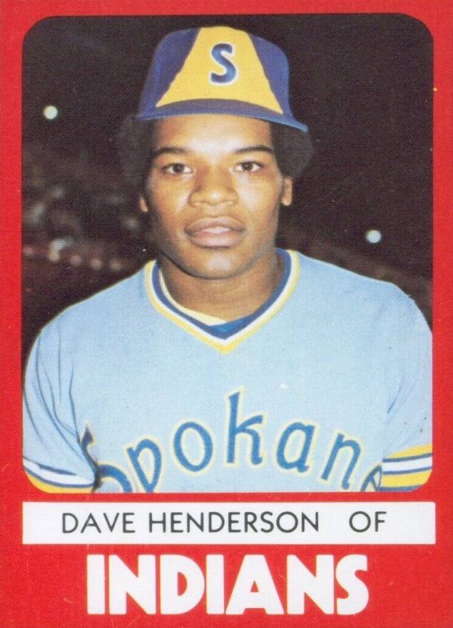 1980 TCMA Spokane Indians Dave Henderson #16 Baseball Card