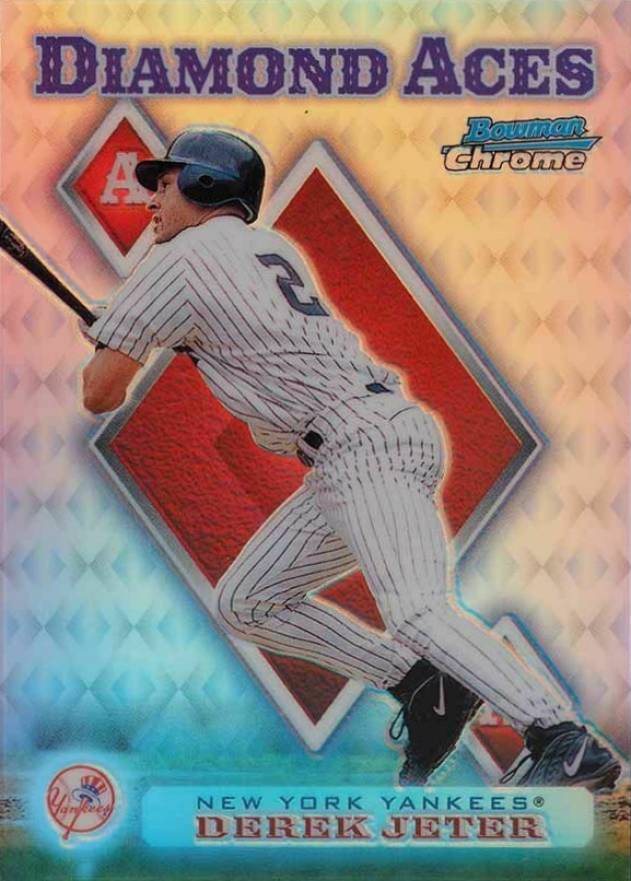 1999 Bowman Chrome Diamond Aces Derek Jeter #DA13 Baseball Card