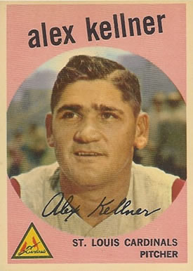 1959 Topps Alex Kellner #101 Baseball Card